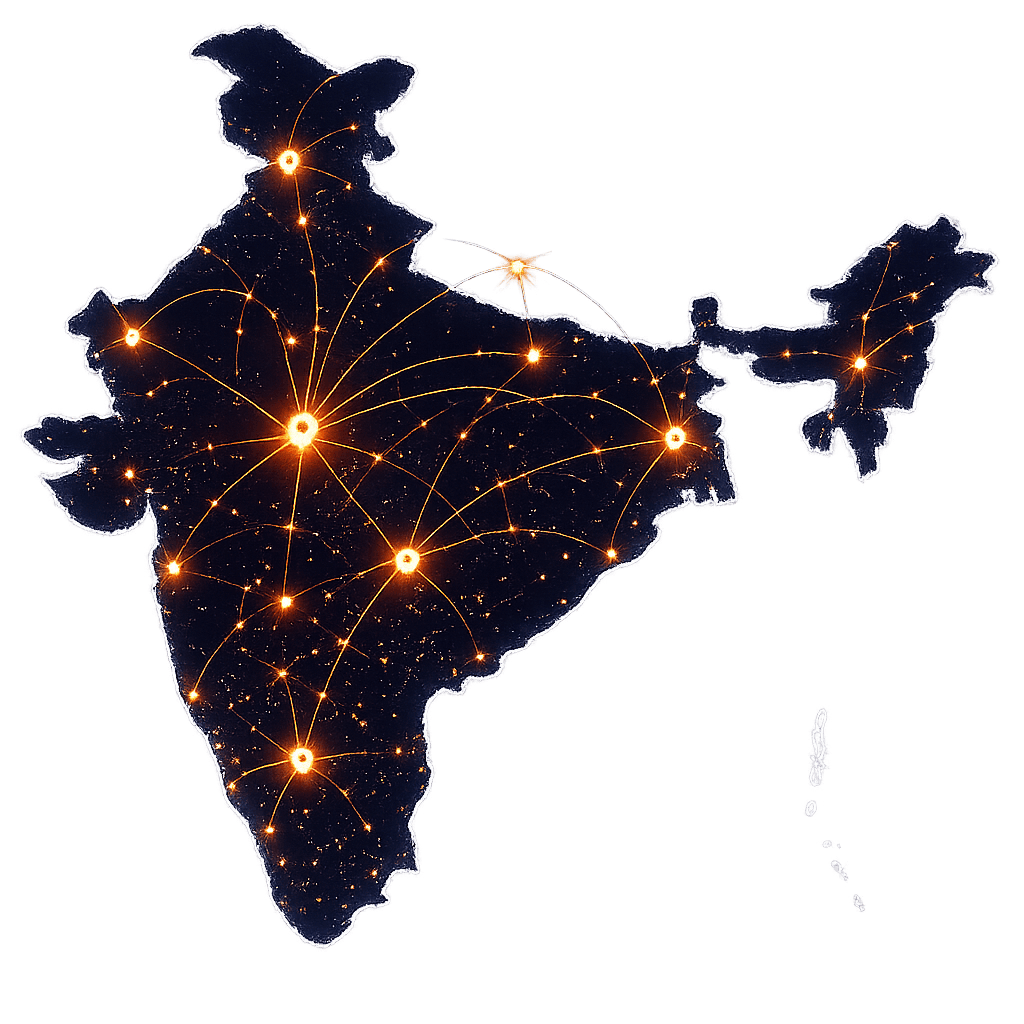 India network map